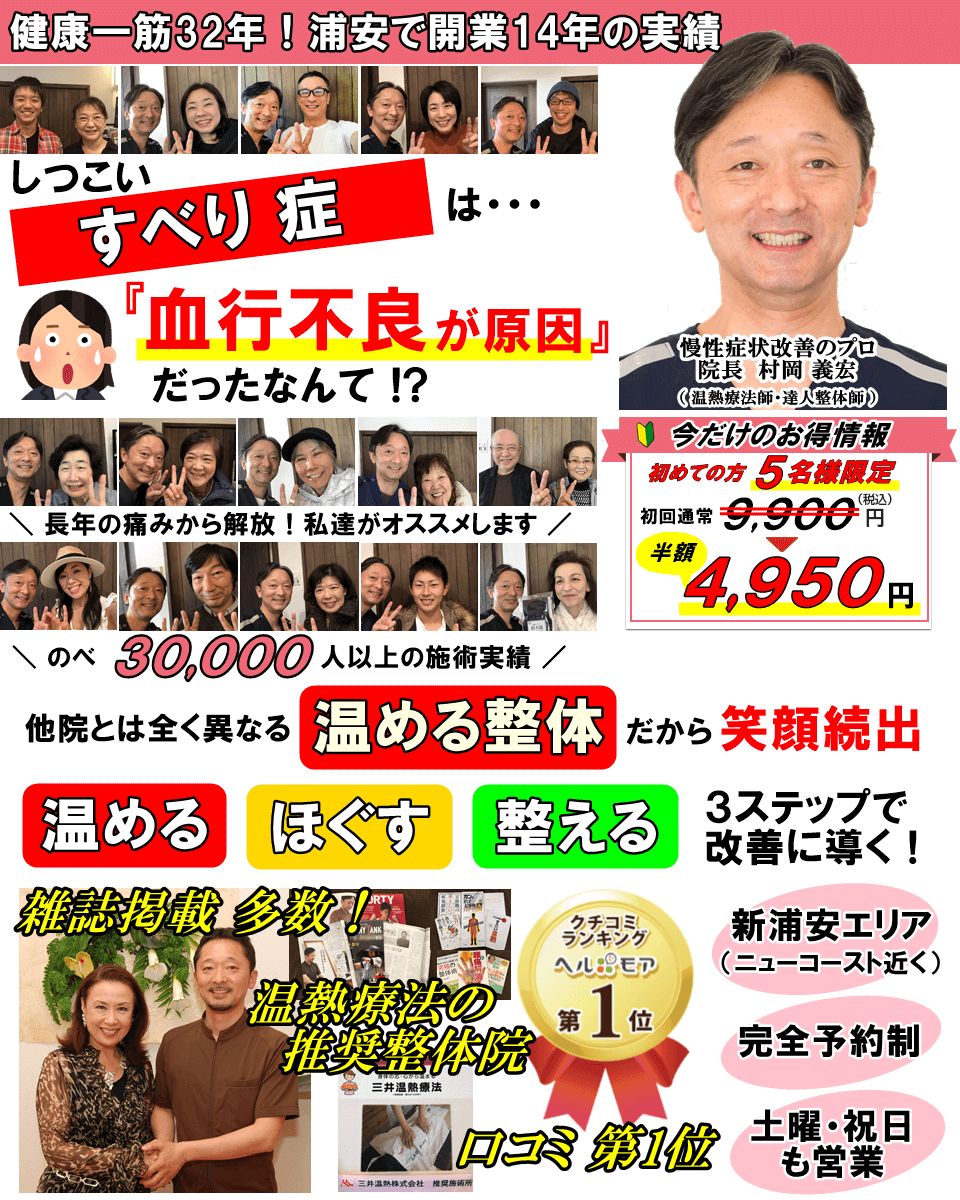 すべり症は血行不良が原因